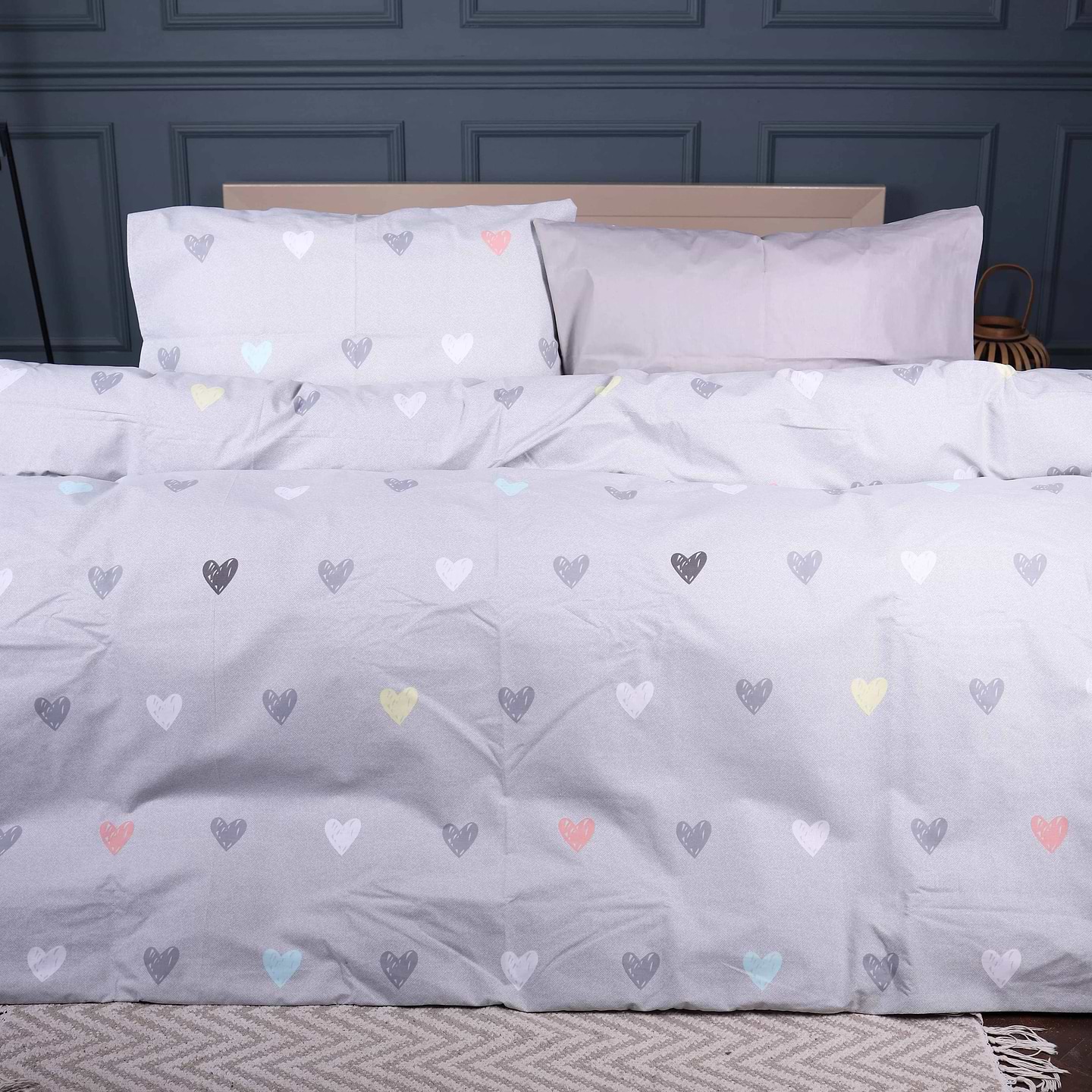 Комплект постельного белья MirSon Ranforce Elite 17-0782 Pastel Love Print 220х240 (2200011274522)